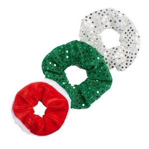 (Free with purchase) Xmas Scrunchies Set
